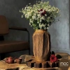 Lọ Hoa gỗ Lũa Decore - Bình hoa gỗ tự nhiên, phụ kiện trang trí, phù hợp home stay, nhà hàng, quán cafe, giảm giá 129.000đ