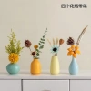 Lọ hoa gốm nhỏ hoa khô – Trang trí bàn làm việc, phòng bé gái, giá 82.651 VNĐ 10