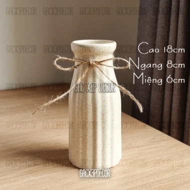 Lọ hoa gốm sứ men mát phong cách Retro - Thiết kế vintage, giá ưu đãi 46.860₫ 2