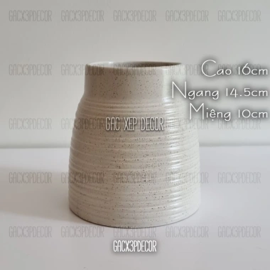 Lọ hoa gốm sứ men mát phong cách Retro - Thiết kế vintage, giá ưu đãi 46.860₫ 5
