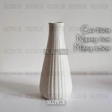 Lọ hoa gốm sứ men mát phong cách Retro - Thiết kế vintage, giá ưu đãi 46.860₫ 6