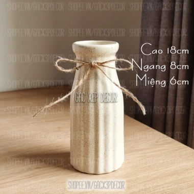 Lọ hoa gốm sứ men mát phong cách Retro - Thiết kế vintage, giá ưu đãi 46.860₫ 10