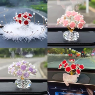 Lọ hoa hồng pha lê - Trang trí taplo ô tô, bàn làm việc, giảm 18% chỉ 72.800 VND 9 Lọ hoa hồng pha lê - Trang trí taplo ô tô, bàn làm việc, giảm 18% chỉ 72.800 VND 9