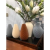 Lọ hoa nhựa vân xoắn decor phong cách tối giản, trang trí bàn, phòng khách, giá 59.000 VND