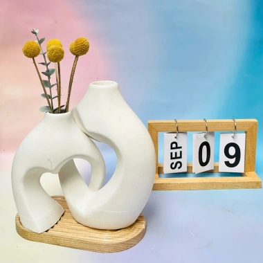 Lọ hoa thạch cao ghép decor - Chụp ảnh sản phẩm, trang trí nhà cửa, chỉ 25.000₫ 2