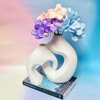 Lọ hoa thạch cao ghép decor - Chụp ảnh sản phẩm, trang trí nhà cửa, chỉ 25.000₫ 4