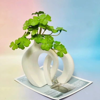 Lọ hoa thạch cao ghép decor - Chụp ảnh sản phẩm, trang trí nhà cửa, chỉ 25.000₫ 7