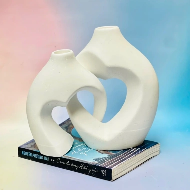 Lọ hoa thạch cao ghép decor - Chụp ảnh sản phẩm, trang trí nhà cửa, chỉ 25.000₫ 10