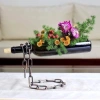 Lọ Hoa Thủy Tinh Decor Hình Chai - Bình Hoa Đáo Kèm Dây Xích, Giá Ưu Đãi 125k 3