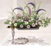 Lọ Hoa Thủy Tinh Decor Hình Chai - Bình Hoa Đáo Kèm Dây Xích, Giá Ưu Đãi 125k 5