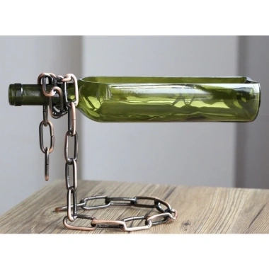 Lọ Hoa Thủy Tinh Decor Hình Chai - Bình Hoa Đáo Kèm Dây Xích, Giá Ưu Đãi 125k 8