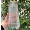 Lọ hoa thủy tinh hổ phách 20-25cm - Bình trang trí nhà cửa sang trọng, chỉ 39.102₫ 7