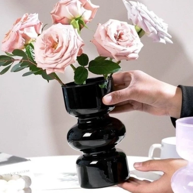 Lọ hoa thủy tinh thắt eo đẹp mắt - Decor phòng khách, giá ưu đãi 59.000₫ 5 Lọ hoa thủy tinh thắt eo đẹp mắt - Decor phòng khách, giá ưu đãi 59.000₫ 5