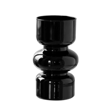Lọ hoa thủy tinh thắt eo đẹp mắt - Decor phòng khách, giá ưu đãi 59.000₫