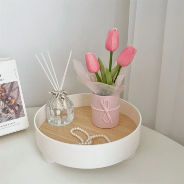Lọ Hoa Tulip Giả Kèm Túi Xách - Trang Trí Nhà Cửa, Quà Tặng Lễ Hội, Giá 15.999 VND 3