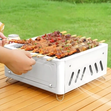Lò nướng than không khói di động chịu nhiệt Dã ngoại cắm trại giá 330.264 VND 6