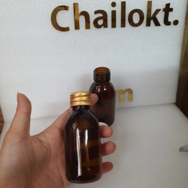 Lọ siro thủy tinh nâu set 10 chai 30-200ml, vỏ sang trọng, giảm 17% còn 68.925 4