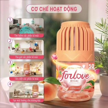 Lọ Tỏa Hương Forlove - Tinh Dầu Thơm Hoa Quả Dịu Nhẹ, Kích Thích Não Bộ, Thư Giãn, 19.000₫ 4