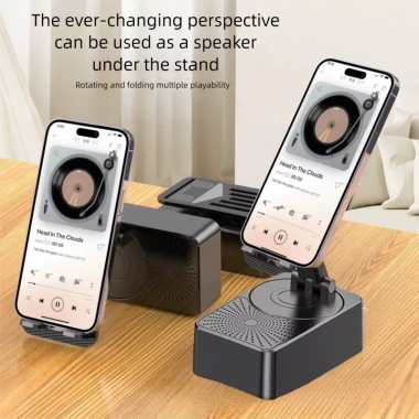 Loa Bluetooth 3 trong 1 - Giá đỡ điện thoại, Sạc xoay đa năng, Hỗ trợ livestream, Giá 128.700đ 6