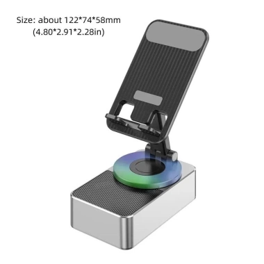 Loa Bluetooth 3 trong 1 K1 - Sạc dự phòng, loa phát nhạc, giá đỡ điện thoại gập, 69.000₫ 2
