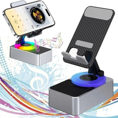 Loa Bluetooth 3 trong 1 K1 - Sạc dự phòng, loa phát nhạc, giá đỡ điện thoại gập, 69.000₫ 6
