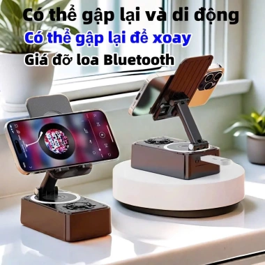 Loa Bluetooth 3 trong 1 sạc dự phòng, giá đỡ điện thoại chống trượt 66.000 VND 6