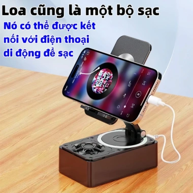 Loa Bluetooth 3 trong 1 tích hợp sạc dự phòng, giá đỡ điện thoại chống trượt gập lại tiện lợi - 65.820₫ 5