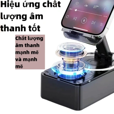 Loa Bluetooth 3 trong 1 tích hợp sạc dự phòng, giá đỡ điện thoại chống trượt gập lại tiện lợi - 65.820₫ 6