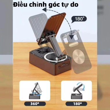Loa Bluetooth 3in1 & Giá Đỡ Điện Thoại Gập Lại - Chống Trượt Đa Năng, 19.300 VND 7