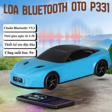 Loa Bluetooth 5.3 Mô Hình Ô Tô P331 - Nhỏ Gọn, Dễ Mang Theo, Giá 169.000₫