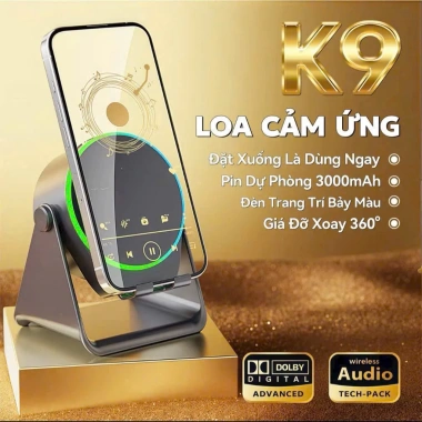 Loa Bluetooth Bass Mạnh Pin Trâu 3in1 TAZO - Giá Đỡ & Sạc Dự Phòng