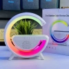 Loa Bluetooth BT3.401 Chữ G Sạc Không Dây Đồng Hồ Báo Thức RGB Trang Trí Siêu Sale 89k 10