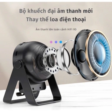 Loa Bluetooth cảm ứng, kết nối nhanh, bass mạnh, điện thoại & tablet – 34.000₫