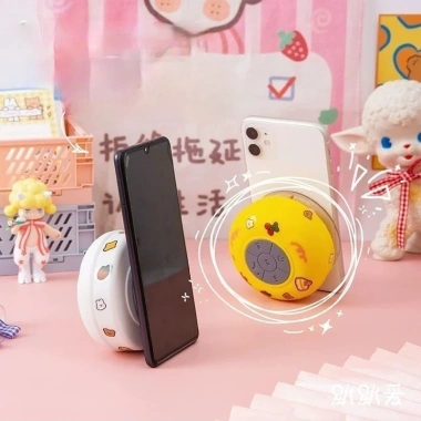 Loa Bluetooth chống nước mini không dây, gắn tường trong nhà tắm, kèm sticker cute, FREESHIP, chỉ 62.999đ 5