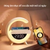 Loa Bluetooth Chữ G - đồng hồ báo thức, LED nhạy nhạc, sạc không dây - 134.442₫ 4