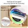 Loa Bluetooth Chữ G - đồng hồ báo thức, LED nhạy nhạc, sạc không dây - 134.442₫ 6