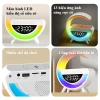 Loa Bluetooth Chữ G - đồng hồ báo thức, LED nhạy nhạc, sạc không dây - 134.442₫ 9