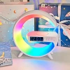 Loa Bluetooth đa năng: sạc không dây, đồng hồ, báo thức, đèn ngủ đa màu – Hot Trend 109.000₫