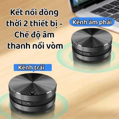 Loa Bluetooth Dẫn Xương Chống Nước Kim Loại Nam Châm, Âm Thanh Cộng Hưởng Nhỏ Gọn - Quà Công Nghệ Cao Cấp 3