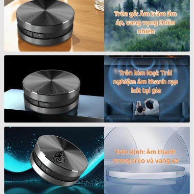 Loa Bluetooth Dẫn Xương Chống Nước Kim Loại Nam Châm, Âm Thanh Cộng Hưởng Nhỏ Gọn - Quà Công Nghệ Cao Cấp 7