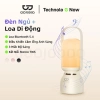 Loa Bluetooth di động 2 trong 1 Goojodoq TWS 1.200mAh - Bluetooth 5.4, ánh sáng ban đêm 3 cấp, giá chỉ 319.000 VND
