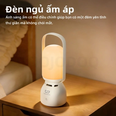 Loa Bluetooth di động 2 trong 1 Goojodoq TWS 1.200mAh - Bluetooth 5.4, ánh sáng ban đêm 3 cấp, giá chỉ 319.000 VND