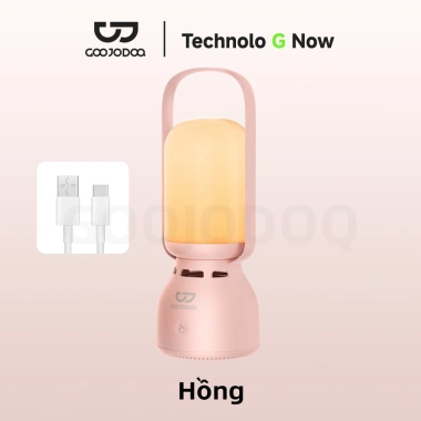 Loa Bluetooth di động 2 trong 1 Goojodoq TWS 1.200mAh - Bluetooth 5.4, ánh sáng ban đêm 3 cấp, giá chỉ 319.000 VND