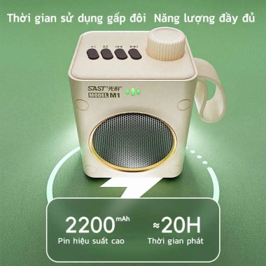 Loa Bluetooth di động SASION - Thời gian dùng lâu, hỗ trợ AUX, USB, thẻ nhớ, radio, 329.000đ 3 Loa Bluetooth di động SASION - Thời gian dùng lâu, hỗ trợ AUX, USB, thẻ nhớ, radio, 329.000đ 3