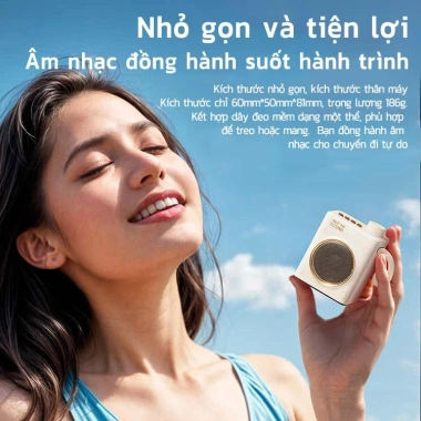 Loa Bluetooth di động SASION - Thời gian dùng lâu, hỗ trợ AUX, USB, thẻ nhớ, radio, 329.000đ