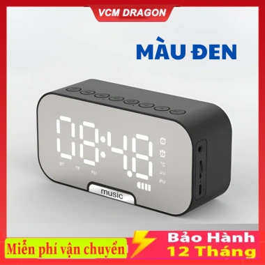 Loa Bluetooth G5 Mini Đèn LED Đặt Bàn - Đồng Hồ Báo Thức, FM Đa Năng, Trang Trí Văn Phòng, Giá 45.000₫ 7