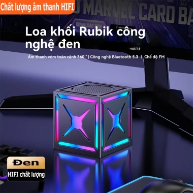 Loa Bluetooth HIFI di động RGB 360° âm trầm mạnh, âm thanh mini sống động, giảm giá 98.350₫ 3