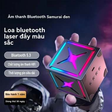 Loa Bluetooth HIFI di động RGB 360° âm trầm mạnh, âm thanh mini sống động, giảm giá 98.350₫ 4