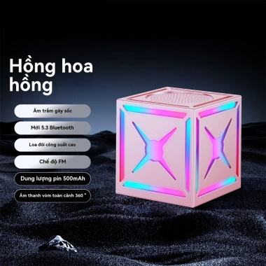 Loa Bluetooth HIFI di động RGB 360° âm trầm mạnh, âm thanh mini sống động, giảm giá 98.350₫ 6