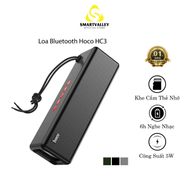 Loa Bluetooth Hoco HC3 - 5W, Pin 2.400mAh, 6h Nghe Nhạc, USB va Thẻ Nhớ, Giá 299.000đ 9